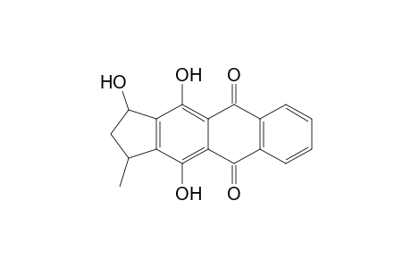 1H-Cyclopent[b]anthracene-5,10-dione, 2,3-dihydro-1,4,11-trihydroxy-3-methyl-