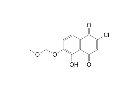 2-chloro-5-hydroxy-6-(methoxymethoxy)naphthoquinone
