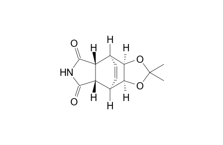 (3a.alpha.,4.alpha.,4a.beta.,7a.beta.,8.alpha.,8a.alpha.)-4a,7a,8,8a-Tetrahydro-2,2-dimethyl-4,8-etheno-4H-1,3-dioxolo[4,5-f]isoindole-5,7(3aH,6H)-dione