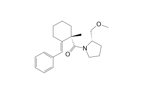 Pyrrolidine, 2-(methoxymethyl)-1-[[1-methyl-2-(phenylmethylene)cyclohexyl]carbonyl]-, [S-[R*,R*-(E)]]-