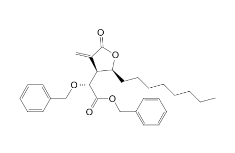 Benzyl 2-[(2R)-Benzyloxy]-2-[(2S,3S)-4-methylene-2-octyl-5-oxotetrahydrofuran-3-yl]acetate