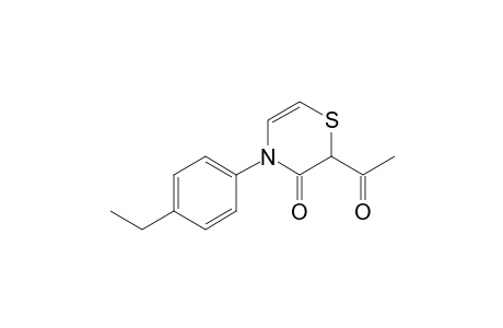 2-acetyl-4-(4-ethylphenyl)-1,4-thiazin-3-one