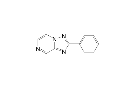 S-Triazolo[1,5-a]pyrazine, 5,8-dimethyl-2-phenyl-