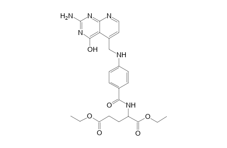 Diethyl 4-(2-amino-4-hydroxypyrido[2,3-d]pyrimidin-5-yl)methylaminobenzoyl-L-glutamate