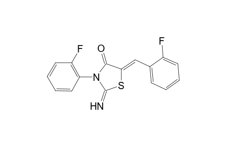 5-(2-Fluoro-benzylidene)-3-(2-fluoro-phenyl)-2-imino-thiazolidin-4-one