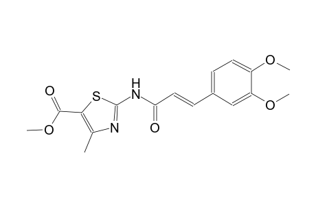 methyl 2-{[(2E)-3-(3,4-dimethoxyphenyl)-2-propenoyl]amino}-4-methyl-1,3-thiazole-5-carboxylate
