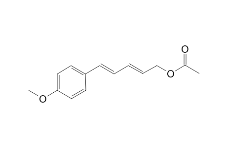 (2E,4E)-5-(4-methoxyphenyl)penta-2,4-dien-1-ylacetate
