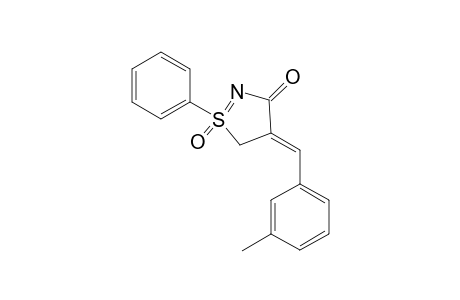 (Z)-4-(3-Methylbenzylidene)-1-phenyl-4,5-dihydro-3H-1.lambda.6-isothiazol-3-one-1-oxide
