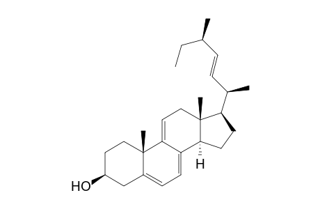 (22E,24R)-24-methyl-27-norcholesta-5,7,9(11),22-tetraen-3b-ol
