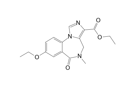 8-Ethoxy-5-methyl-6-oxo-4H-imidazo[1,5-a][1,4]benzodiazepine-3-carboxylic acid ethyl ester
