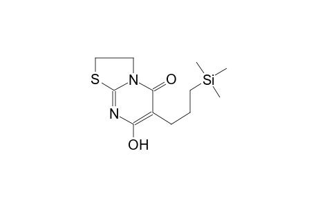 5H-thiazolo[3,2-a]pyrimidin-5-one, 2,3-dihydro-7-hydroxy-6-[3-(trimethylsilyl)propyl]-