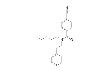 Benzamide, 4-cyano-N-(2-phenylethyl)-N-pentyl-
