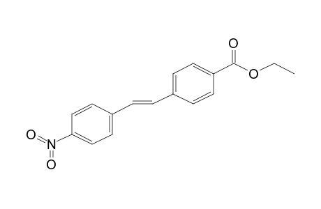 4-[2-(4-Nitrophenyl)vinyl]benzoic acid, ethyl ester