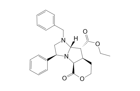 Ethyl 10-benzyl-3-oxo-12-phenyl-1,10-diaza-4-oxatricyclo[7.3.0.0(2,7)]dodeca-8-carboxylate