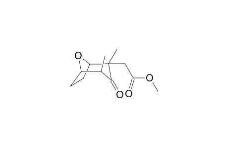 8-Oxabicyclo[3.2.1]octane-2-acetic acid, 2,4-dimethyl-3-oxo-, methyl ester, (2-exo,4-endo)-(.+-.)-