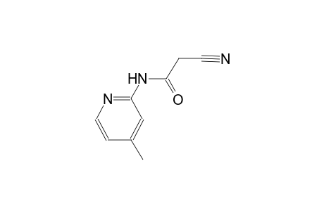 2-cyano-N-(4-methyl-2-pyridinyl)acetamide