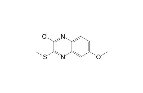 2-Chloro-6-methoxy-3-methylthio-quinoxaline