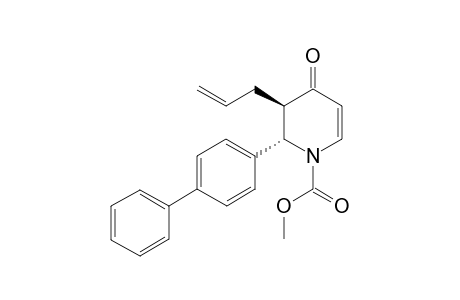 (2S,3R)-methyl 2-([1,1'-biphenyl]-4-yl)-3-allyl-4-oxo-3,4-dihydropyridine-1(2H)-carboxylate