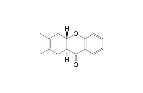 9H-Xanthen-9-one, 1,4,4a,9a-tetrahydro-2,3-dimethyl-, trans-