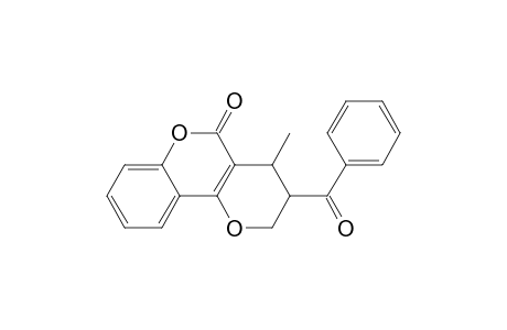 3-Benzoyl-4-methyl-3,4-dihydro-2H,5H-1-benzopyrano[4,3-b]pyran-5-one