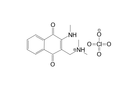 {[(1',4'-Dihydro-2'-(methylamino)-1',4'-dioxonaphth-3'-yl]methyl-dimethylammonium - perchlorate