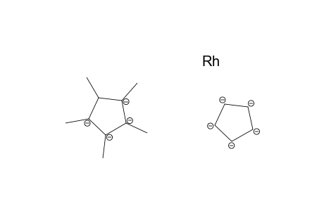 Rhodium, .pi.-cyclopentadienyl(1,2,3,4,5-pentamethyl-1,3-cyclopentadiene)-, endo-