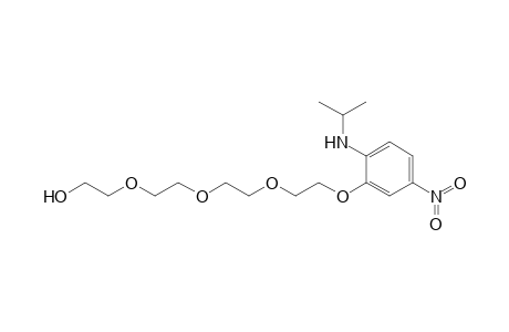 1-(Isopropylamino)-2-(12'-hydroxy-1',4',7',10'-tetraoxadodecy)-4-nitrobenzene