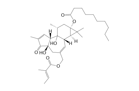 13-O-Decanoyl-20-O-tiglyl-12-deoxyphorbol