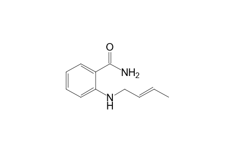 2-[[(E)-but-2-enyl]amino]benzamide