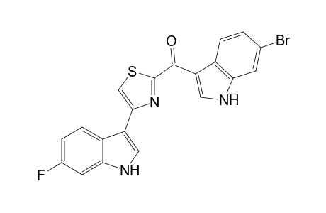 6''-Bromo-1H''-indol-3-yl[4-(6'-fluoro-1H'-indol-3-yl)-thiazole-2-yl]-methanone