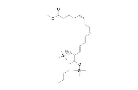 Methyl 14,15-di(trimethylsiloxy)eicosan-5(Z),8(Z),10(E),12(E)-tetraenoate(14-18O)