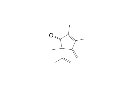 2-Cyclopenten-1-one, 2,3,5-trimethyl-4-methylene-5-(1-methylethenyl)-