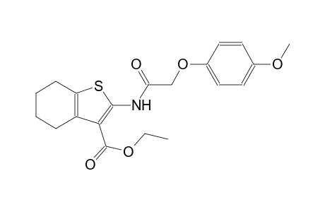 benzo[b]thiophene-3-carboxylic acid, 4,5,6,7-tetrahydro-2-[[(4-methoxyphenoxy)acetyl]amino]-, ethyl ester
