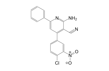 2-amino-4-(4-chloro-3-nitrophenyl)-6-phenylnicotinonitrile