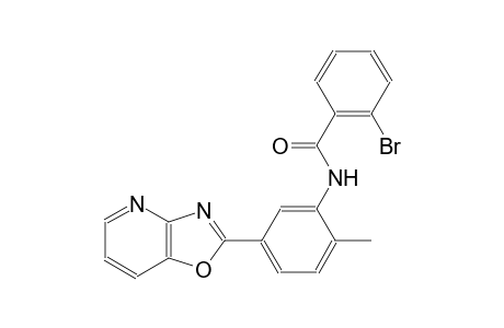 2-bromo-N-(2-methyl-5-[1,3]oxazolo[4,5-b]pyridin-2-ylphenyl)benzamide