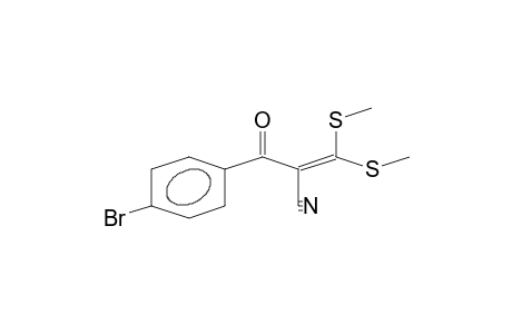 1-(4-Bromo-phenyl)-2-cyano-3,3-bis(methylthio)-prop-2-en-1-one