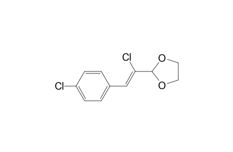 1,3-Dioxolane, 2-[1-chloro-2-(4-chlorophenyl)ethenyl]-