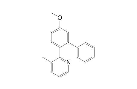 2-(5-Methoxy-[1,1'-biphenyl]-2-yl)-3-methylpyridine