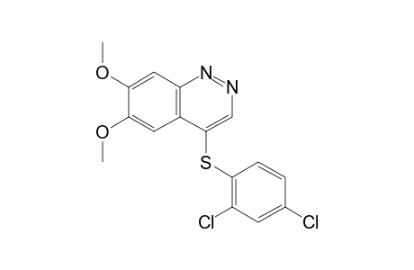 4-[(2,4-DICHLOROPHENYL)THIO]-6,7-DIMETHOXYCINNOLINE