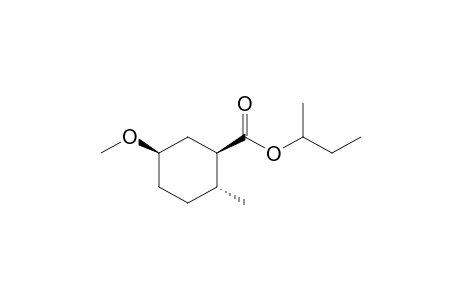 (1R*,2R*,5R*)-sec-butyl 5-methoxy-2-methylcyclohexanecarboxylate