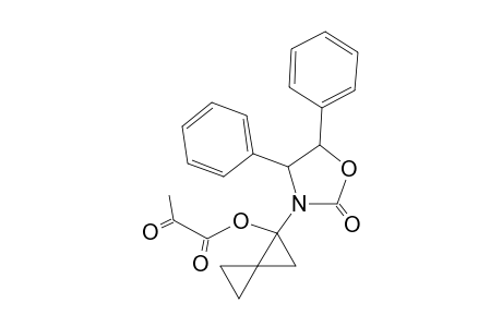 Methyl [1-(2'-oxo-4',5'-diphenyl-3'-oxazolidinyl)spiropentyl]glyoxylate