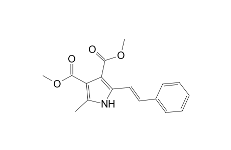 Dimethyl 2-methyl-5-styryl-1H-pyrrole-3,4-dicarboxylate