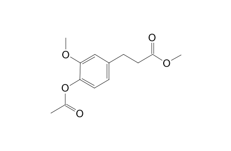 HO-methoxyhydrocinnamic acid MEAC