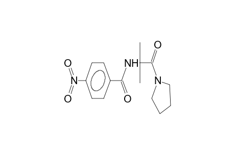 N-(2-pyrrolidinocarbonyl-2-propyl)-4-nitrobenzamide