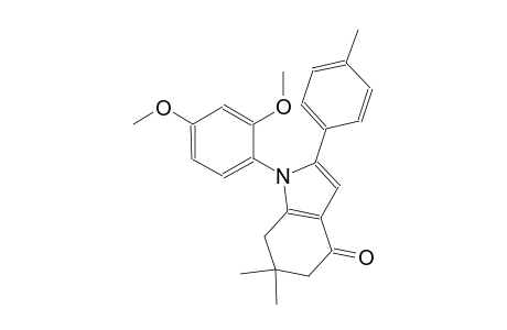 4H-indol-4-one, 1-(2,4-dimethoxyphenyl)-1,5,6,7-tetrahydro-6,6-dimethyl-2-(4-methylphenyl)-