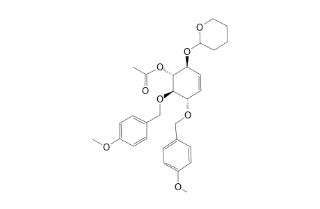 (3S,4R,5R,6S)-5-Acetoxy-3,4-di-(4-methoxybenzyl)oxy-6-(tetrahydropyran-2-yl)oxycyclohex-1-ene