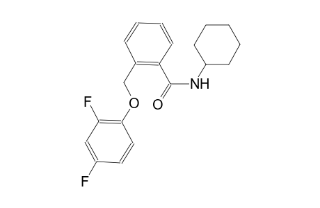N-cyclohexyl-2-[(2,4-difluorophenoxy)methyl]benzamide