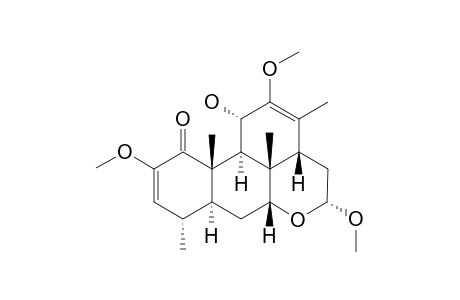 11-alpha-HYDROXY-16-alpha-O-METHYLNEOQUASSIN