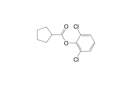 Cyclopentanecarboxylic acid, 2,6-dichlorophenyl ester