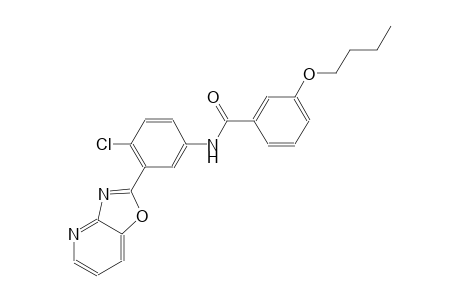 benzamide, 3-butoxy-N-(4-chloro-3-oxazolo[4,5-b]pyridin-2-ylphenyl)-